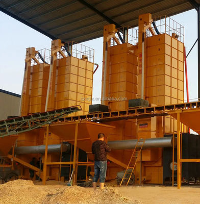 Goede prijs Toren paddy droger voor het drogen van rijst maïs en andere granen 5HPX-15 9.95kw Gehele afmeting 2500*4320*10200m online