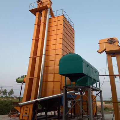 Goede prijs Indirecte verwarming roestvrij staal 30 ton paddy droger machine automatische batch droger 32 ton online
