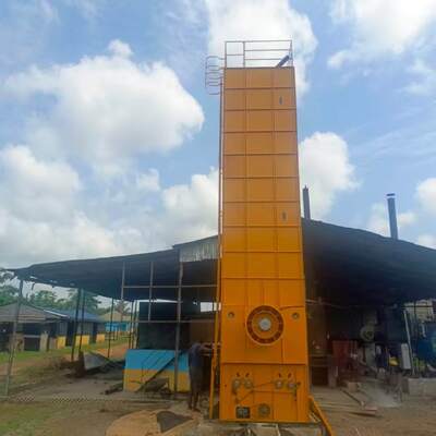 Batch type paddy droger machine met een capaciteit van 20 ton en full time verwerking voor laagtemperatuur circulerende graan drogen