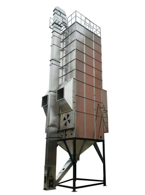 Vochtmeter en ventilator Uitgerust Paddy Dryer Machine voor het drogen van graan bij lage temperatuur 9,95kw