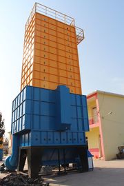 19.4kw Grain Dryer Machine 35 Ton Capacity Yellow And Blue Color Easy Operation